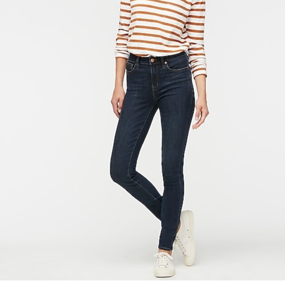 J crew high rise skinny jeans
